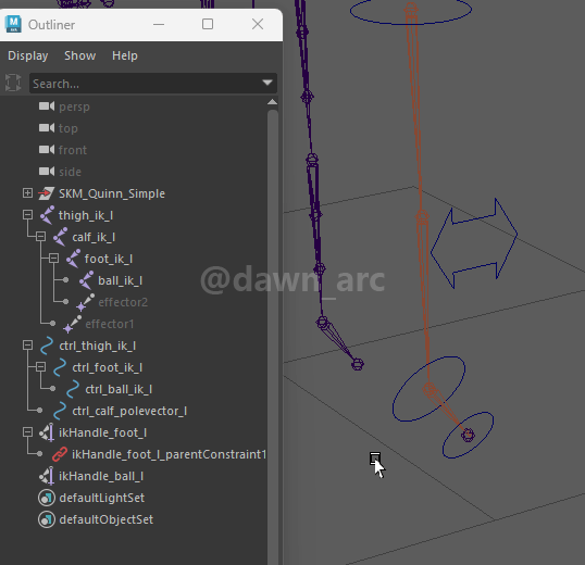 [Maya]Rigging 07 - Advanced IK